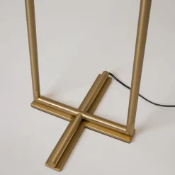 Maytoni LED Stehleuchte Metall Glas 150 cm hoch in Messing Weiß< Led Lampen|Kugellampen