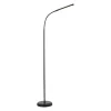 Wohnzimmerlampen|Metall Lampen*Just Light LED Stehleuchte Metall Schwarz Touch 125 cm verstellbar