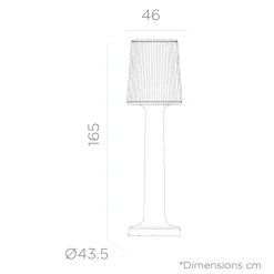 Metall Lampen|Wegeleuchten*Newgarden LED Stehleuchte Outdoor Kabel Stecker 165 cm IP65 6000 K Weiß