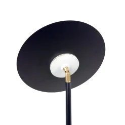 Giovanni Battista LED Stehleuchte Wohnzimmer 145 cm Eisen Messing massiv< Led Lampen|Badezimmer Lampe