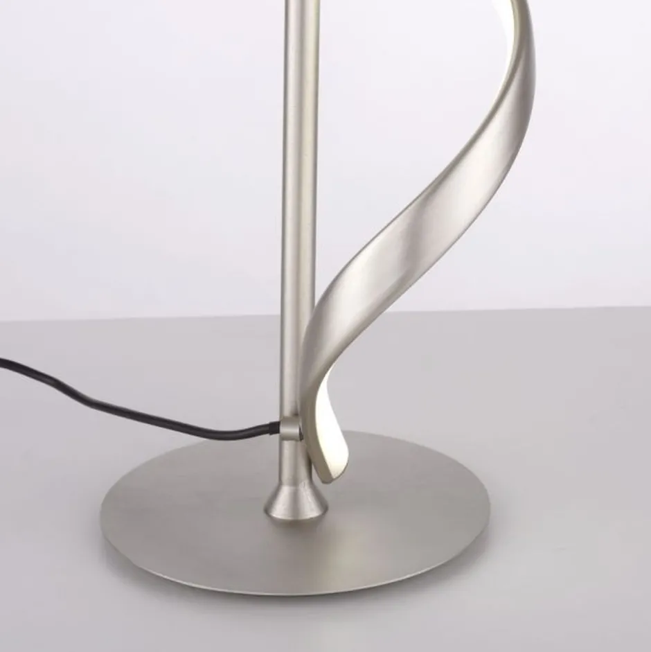 Paul Neuhaus LED Tischlampe dimmbar 50 cm Fernbedienung 10 W Silber< Wohnzimmerlampen|Schlafzimmer Lampen