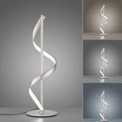 Paul Neuhaus LED Tischlampe dimmbar 50 cm Fernbedienung 10 W Silber< Wohnzimmerlampen|Schlafzimmer Lampen