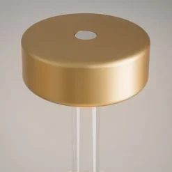 Led Lampen|Tischlampen*Maytoni LED Tischlampe Glas Dimmer Touch Ø 12 cm rund 34,8 cm