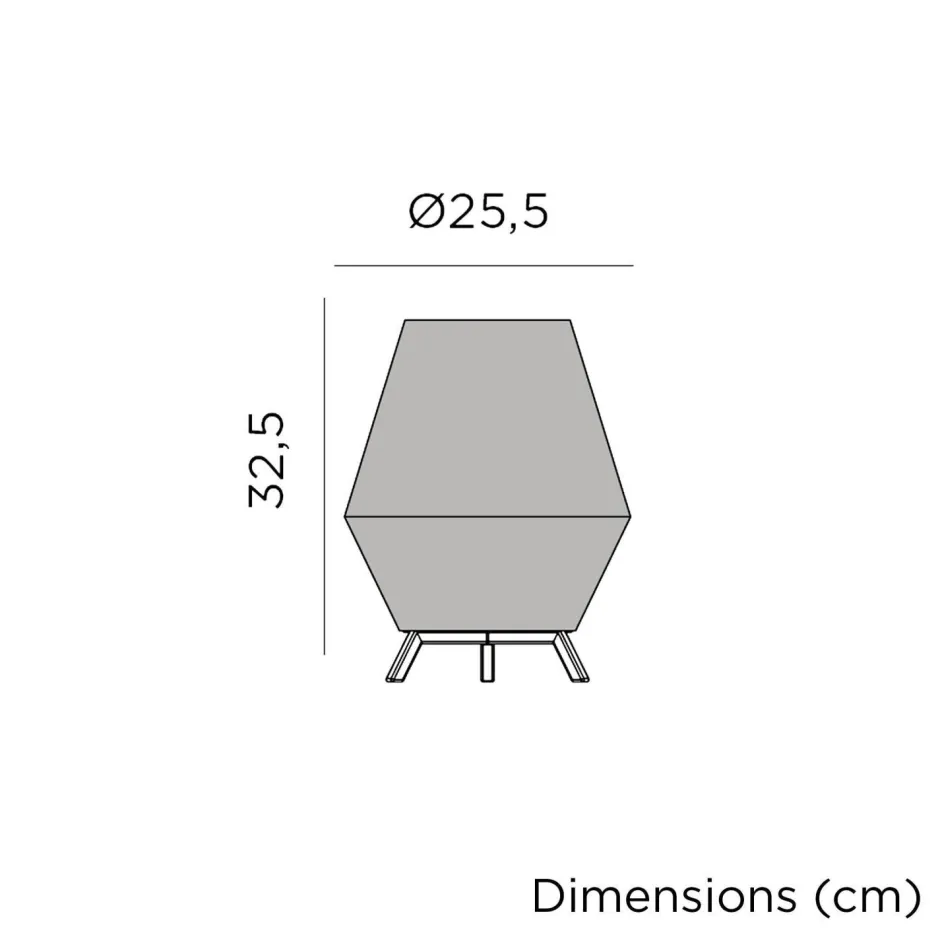 Metall Lampen|Moderne Außenleuchten*Newgarden LED Tischlampe kabellos Akku IP54 Dimmer Fernbedienung 32,5cm