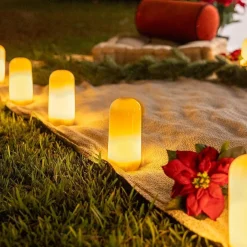 Metall Lampen|Led Außenleuchten*Newgarden LED Tischlampe kabellos tragbar Akku Dimmer IP54 2000K Outdoor