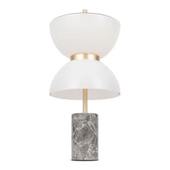 Maytoni LED Tischlampe Metall Glas 46 cm hoch rund 500 lm MARIA< Led Lampen|Tischlampen