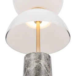 Maytoni LED Tischlampe Metall Glas 46 cm hoch rund 500 lm MARIA< Led Lampen|Tischlampen