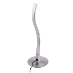 Wohnzimmerlampen|Schlafzimmer Lampen*Just Light LED Tischlampe Metall in Stahl 30 cm 300 lm blendarm