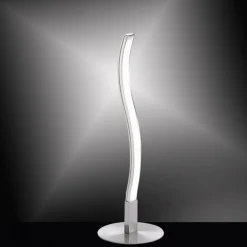 Wohnzimmerlampen|Schlafzimmer Lampen*Just Light LED Tischlampe Metall in Stahl 30 cm 300 lm blendarm