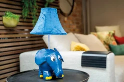 Wohnzimmerlampen|Kinderzimmerlampen*Happy Lamps LED Tischlampe Sendung mit der Maus Elefant 47 cm vegan