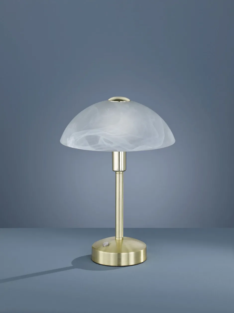 Trio Reality LED Tischlampe Touch dimmbar 30 cm 450 lm Glas blendarm< Wohnzimmerlampen|Metall Lampen