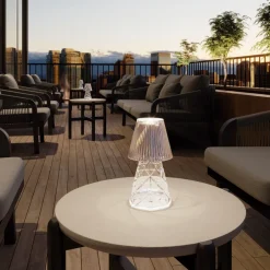 Newgarden LED Tischlampe Touch Dimmer IP65 20 cm klein Akku kabellos< Metall Lampen|Led Außenleuchten