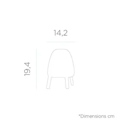 Newgarden LED Tischleuchte Akku Touch Dimmer IP43 19,4 cm tragbar< Led Außenleuchten|Moderne Außenleuchten