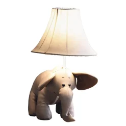 Happy Lamps LED Tischleuchte Kinderzimmer Elefant 48 cm Grau vegan<Kinder Wohnzimmerlampen|Kinderzimmerlampen