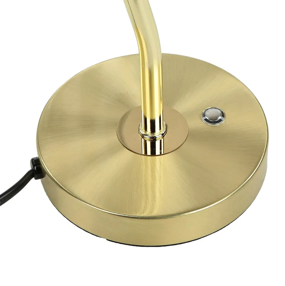 Trio Reality LED Tischleuchte Messing Matt< Led Lampen|Bürolampen