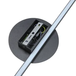 TK Lighting LED Wandlampe 3000 K Schwarz Metall flach lang 93 cm< Led Lampen|Wandleuchten