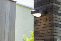 Eco-Light LED Wandlampe Anthrazit Aluminium IP54 B:16 cm blendarm< Metall Lampen|Led Außenleuchten