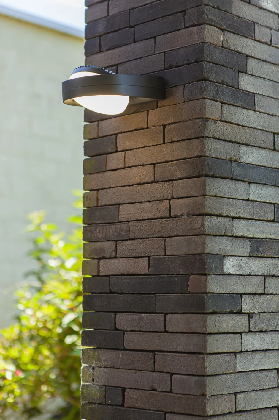 Eco-Light LED Wandlampe Anthrazit Aluminium IP54 B:16 cm blendarm< Metall Lampen|Led Außenleuchten