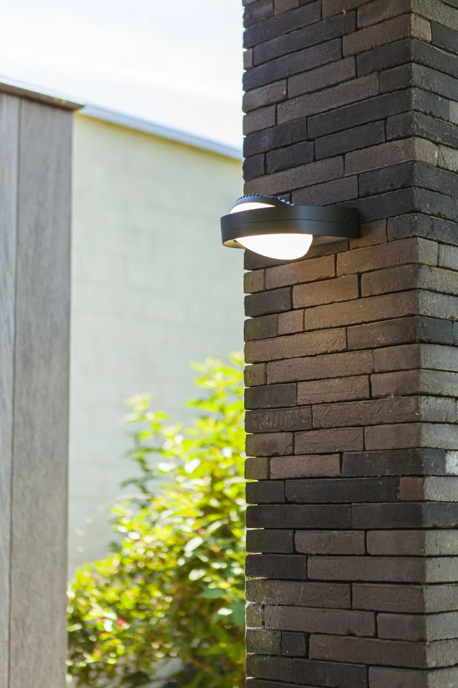 Eco-Light LED Wandlampe Anthrazit Aluminium IP54 B:16 cm blendarm< Metall Lampen|Led Außenleuchten