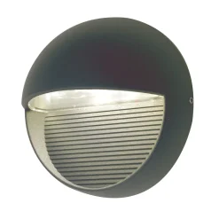 Außenwandleuchten|Moderne Lampen*Elstead LED Wandlampe Anthrazit Aluminium rund IP65 robust