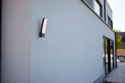 Eco-Light LED Wandlampe Anthrazit H:31,1 cm 1200 lm IP54 dimmbar< Metall Lampen|Led Außenleuchten