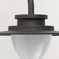 Searchlight LED Wandlampe Außen Aluminium IP54 Grau Weiß H:25 cm< Metall Lampen|Led Außenleuchten