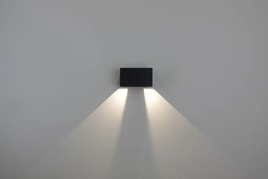 Led Außenleuchten|Fassadenstrahler*Eco-Light LED Wandlampe außen Aluminium Up Down IP54 B:17,3 cm