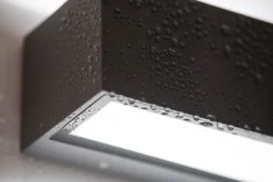 Metall Lampen|Led Außenleuchten*Eco-Light LED Wandlampe Außen Anthrazit 4000 K 10 W IP54 Up Down