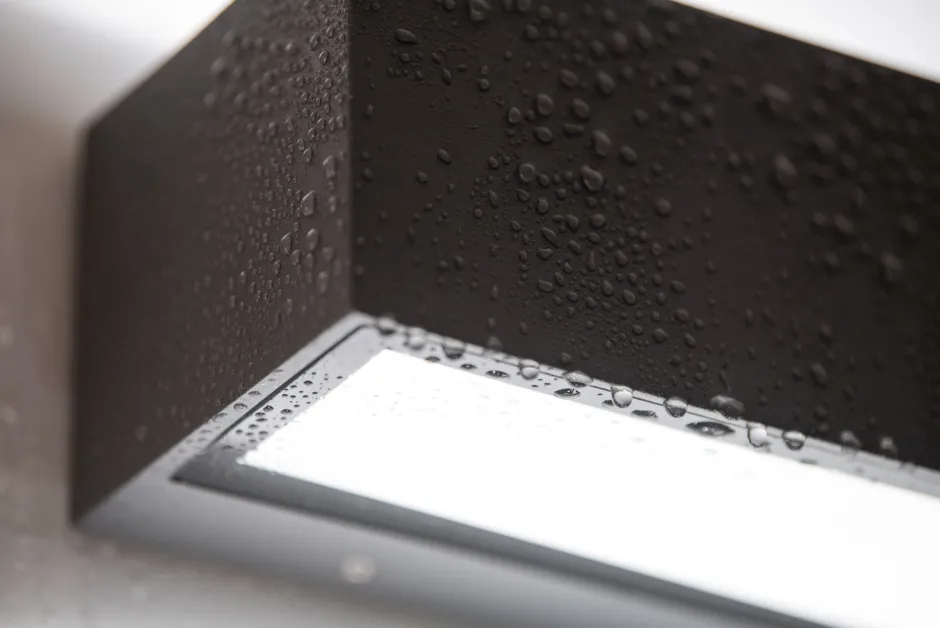 Metall Lampen|Led Außenleuchten*Eco-Light LED Wandlampe Außen Anthrazit 4000 K 10 W IP54 Up Down