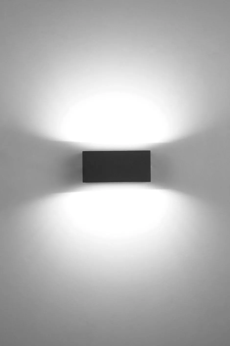 Metall Lampen|Led Außenleuchten*Eco-Light LED Wandlampe Außen Anthrazit 4000 K 10 W IP54 Up Down