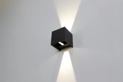 Eco-Light LED Wandlampe Außen Anthrazit Up Down IP54 3000 K 6 W< Metall Lampen|Led Außenleuchten