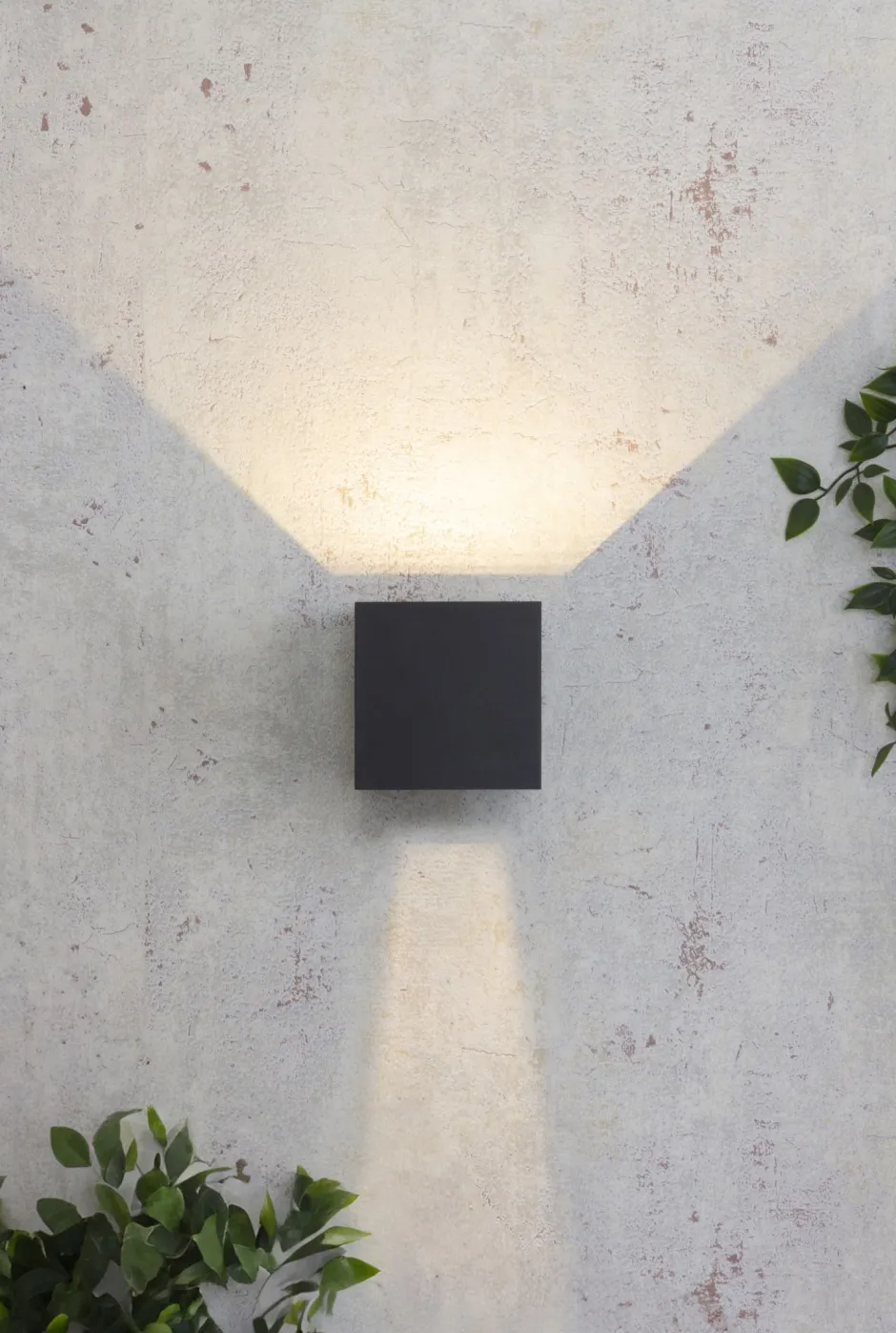 Eco-Light LED Wandlampe Außen Anthrazit Up Down IP54 3000 K 6 W< Metall Lampen|Led Außenleuchten