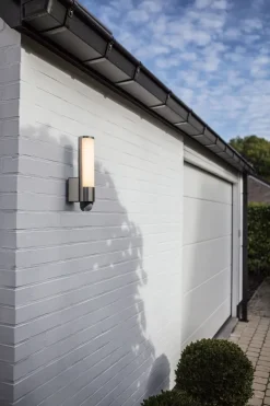 Eco-Light LED Wandlampe Bewegungssensor Edelstahl H:34,5 cm 16 W< Led Außenleuchten|Moderne Außenleuchten