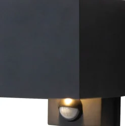 Eco-Light LED Wandlampe Bewegungssensor Anthrazit Up Down IP54< Metall Lampen|Led Außenleuchten