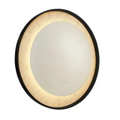 Searchlight LED Wandlampe dimmbar Glas Metall Touch IP44 Ø80 cm< Flurlampen|Metall Lampen