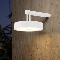 Just Light LED Wandlampe Dimmer Touch Schalter IP44 130 lm Weiß< Wandleuchten|Flurlampen