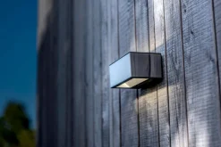 Eco-Light LED Wandlampe Edelstahl in Nickel 4000 K IP54 Up Down< Metall Lampen|Led Außenleuchten