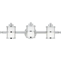 Elstead LED Wandlampe ENISA Chrom Metall Glas Bad Leuchte< Wandleuchten|Flurlampen