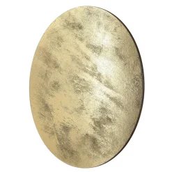 Metall Lampen|Holzlampen*Nowodvorski LED Wandlampe flach Ø 35 cm in Gold 3000 K 160 lm Holz