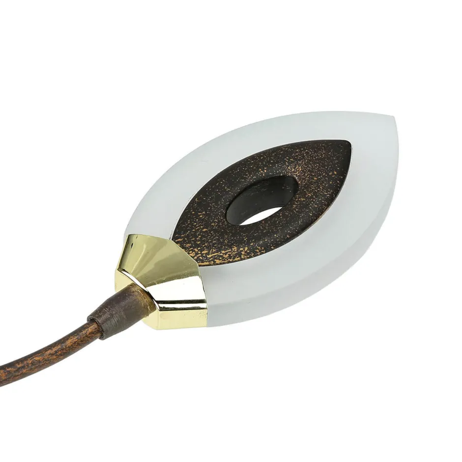 WOFI LED Wandlampe GORI Rostbraun Floral Modern< Florale Lampen|Moderne Lampen