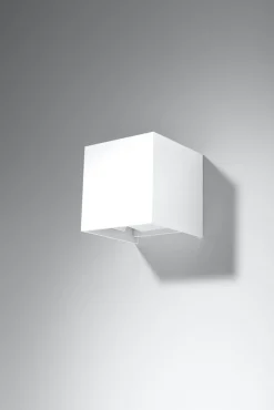Sollux LED Wandlampe JAZZINELLE Weiß quadratisch IP54 Up Down< Led Lampen|Wandleuchten