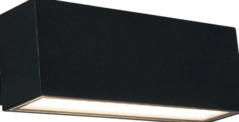 Außenwandleuchten|Moderne Außenleuchten*Nowodvorski LED Wandlampe JUNA Schwarz Aluminium IP54 Leuchte