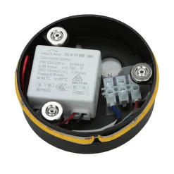 Nowodvorski LED Wandlampe Metall Ø 15 cm Braun matt 3000 K 60 lm rund< Metall Lampen|Schlafzimmer Lampen