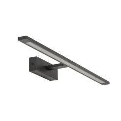 Led Lampen|Wandleuchten*TK Lighting LED Wandlampe Metall 62 cm lang Schwarz 4000 K neutralweiß