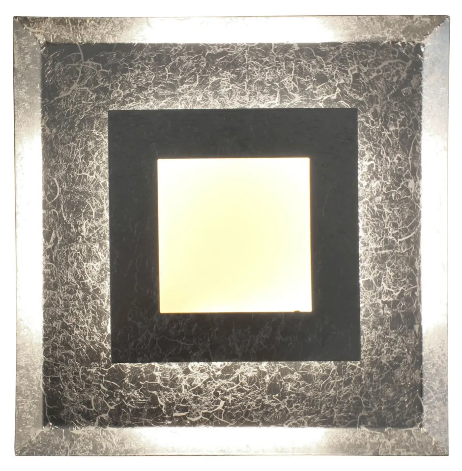 Wohnzimmerlampen|Metall Lampen*Eco-Light LED Wandlampe Metall Silber B:39 cm Wand Decke dimmbar