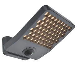 Eco-Light LED Wandlampe mit Bewegungsmelder 3000 K IP54 beweglich< Metall Lampen|Led Außenleuchten