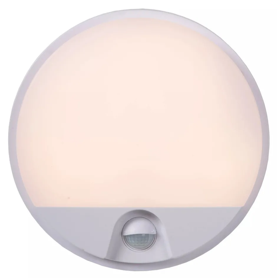 Außenwandleuchten|Led Außenleuchten* LED Wandlampe mit Bewegungsmelder Ø21 cm IP54 3000 K