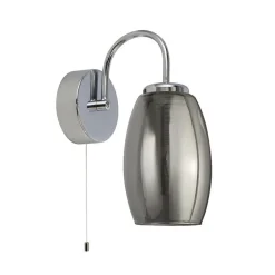 Searchlight LED Wandlampe mit Schalter Rauchglas 3000 K 202 lm< Led Lampen|Wandleuchten