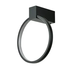 Led Lampen|Wandleuchten*Nowodvorski LED Wandlampe Schwarz 4000 K Ring Ø 18 cm dekorativ