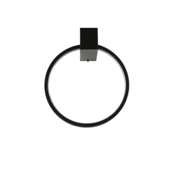 Led Lampen|Wandleuchten*Nowodvorski LED Wandlampe Schwarz 4000 K Ring Ø 18 cm dekorativ